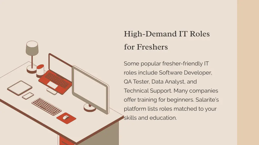 high demand it roles for freshers