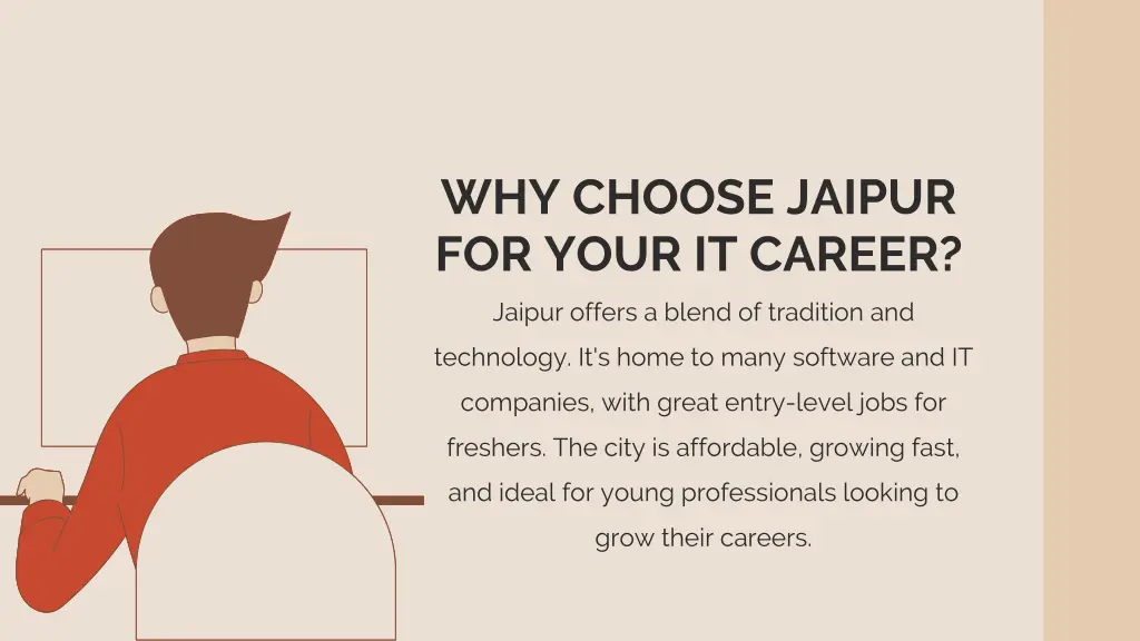 why choose jaipur for your it career
