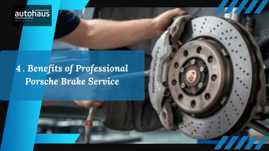 4 benefits of professional porsche brake service