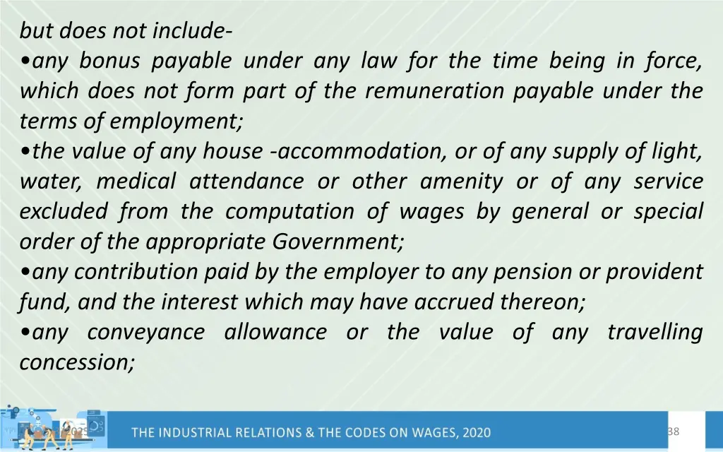 but does not include any bonus payable under