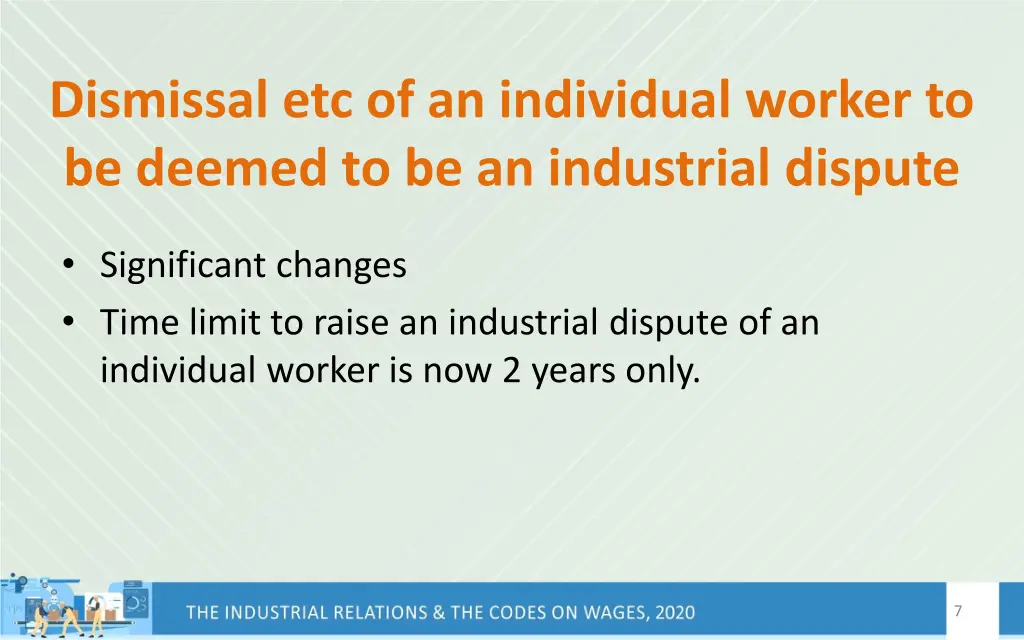 dismissal etc of an individual worker