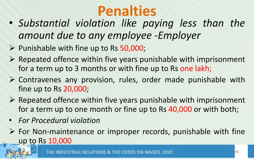 penalties
