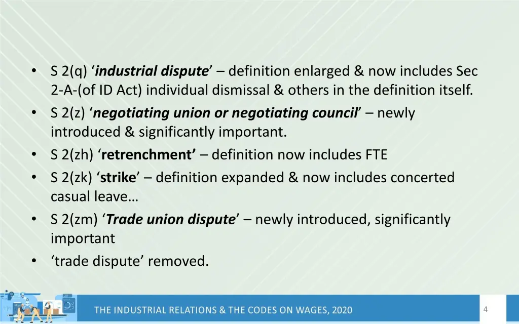 s 2 q industrial dispute definition enlarged