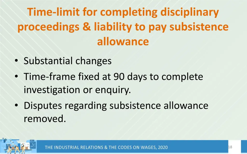 time limit for completing disciplinary
