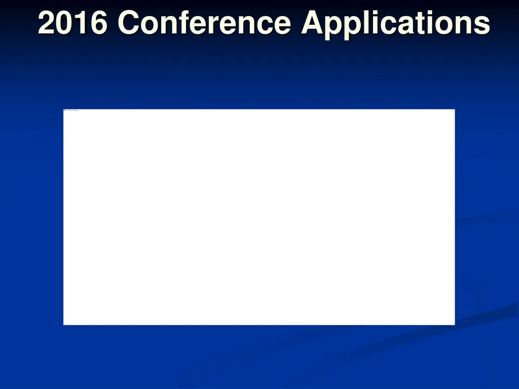 2016 conference applications 1