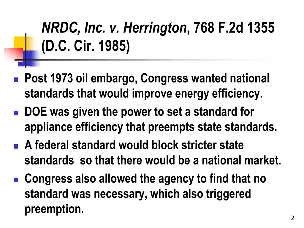 nrdc inc v herrington 768 f 2d 1355 d c cir 1985