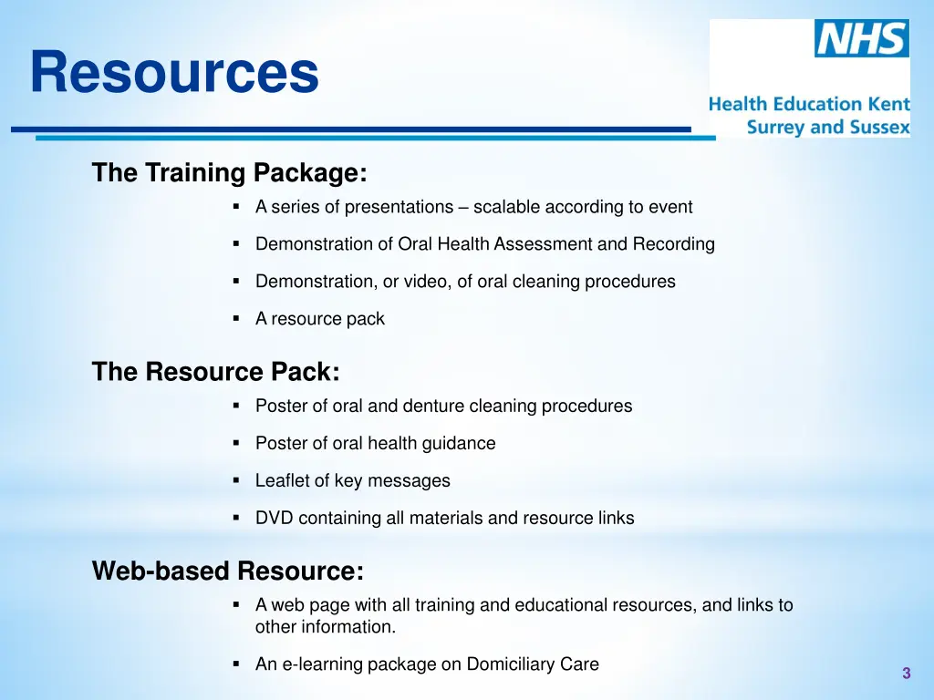 resources