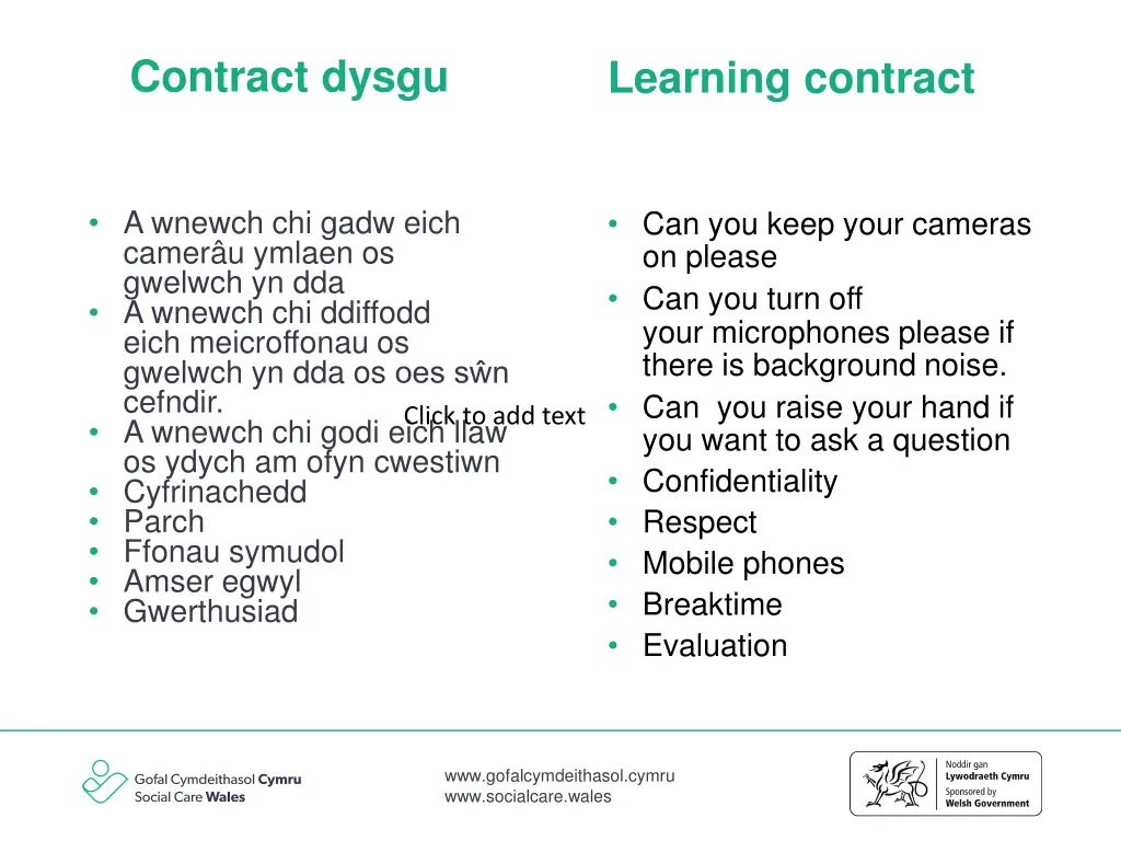contract dysgu