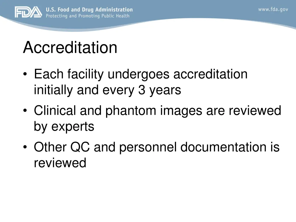 accreditation
