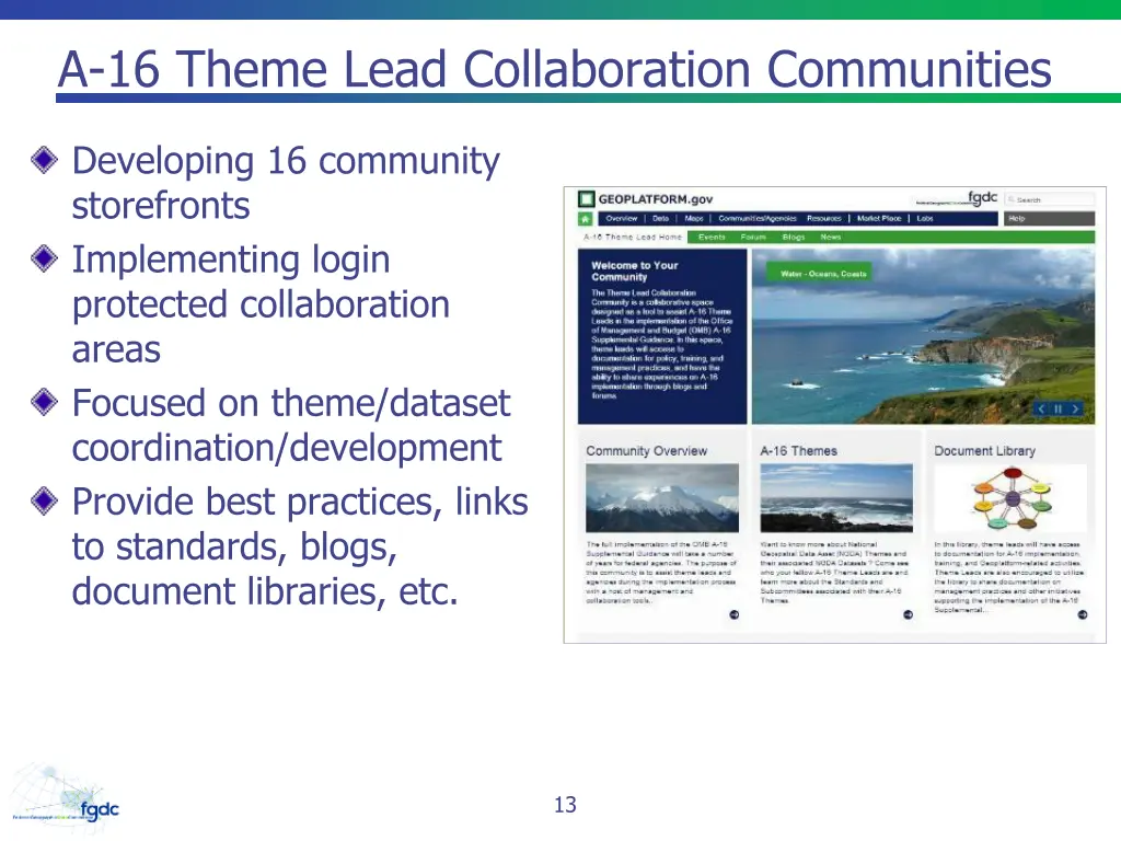 a 16 theme lead collaboration communities