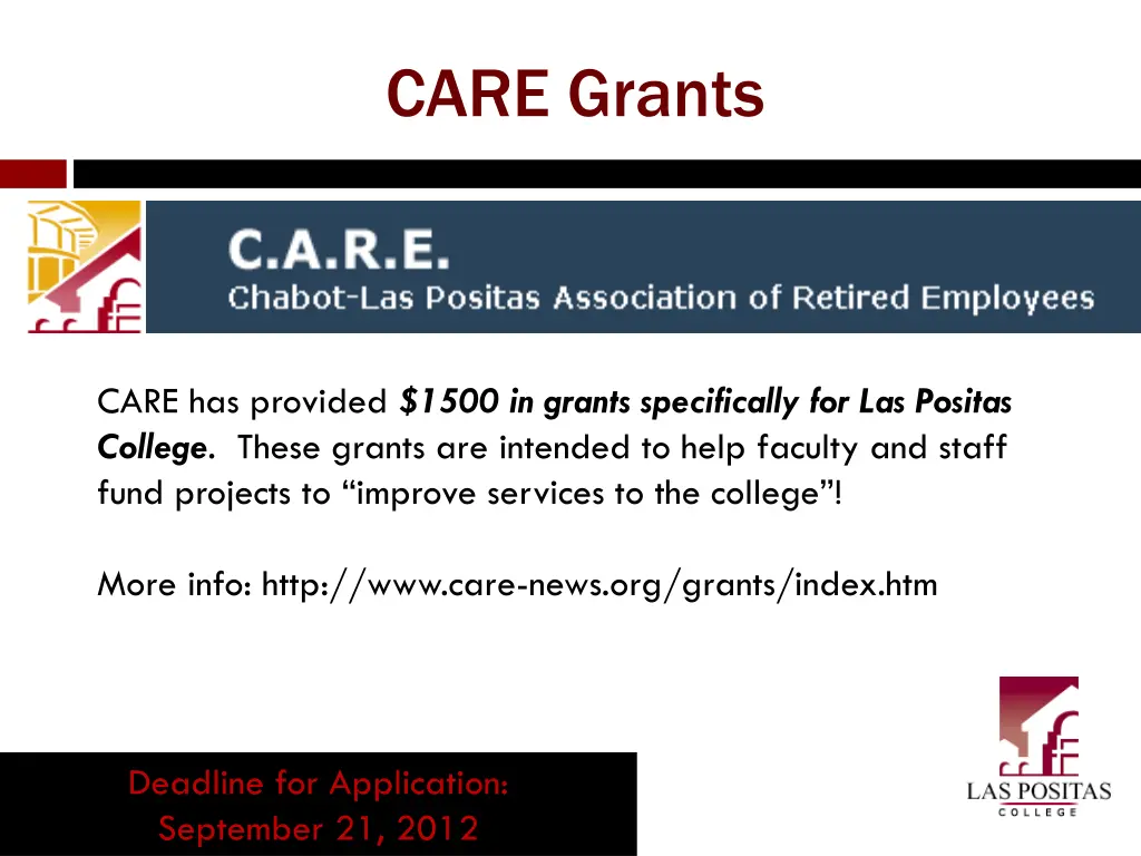 care grants