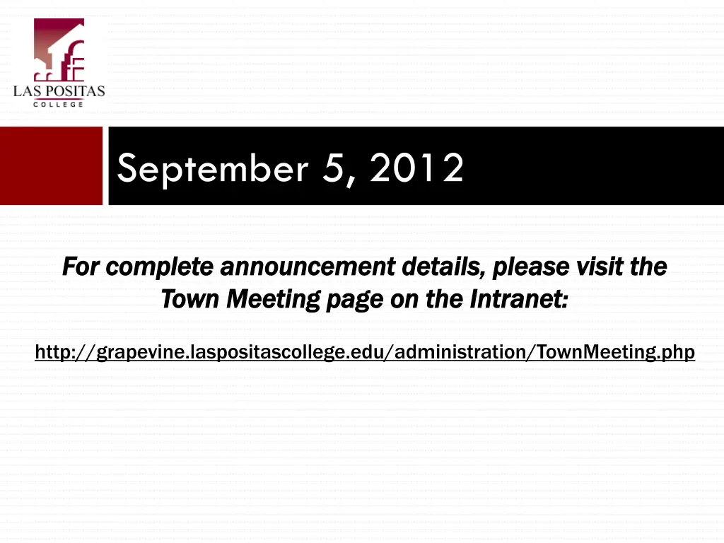 september 5 2012