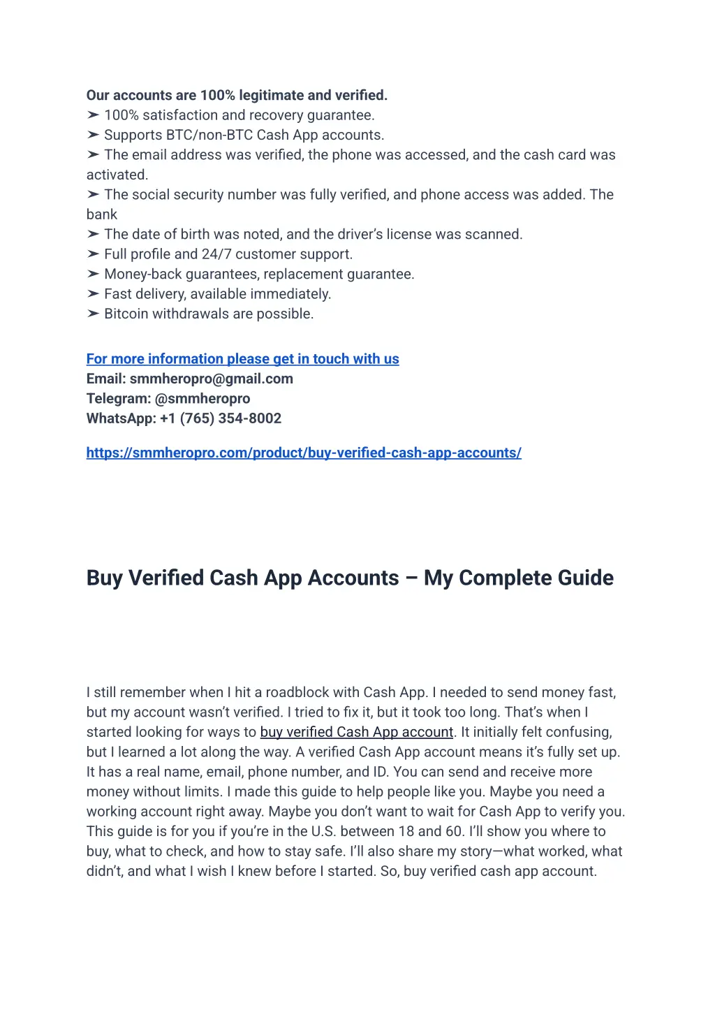 our accounts are 100 legitimate and verified