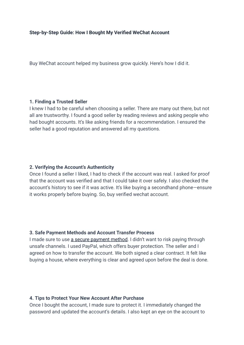 step by step guide how i bought my verified