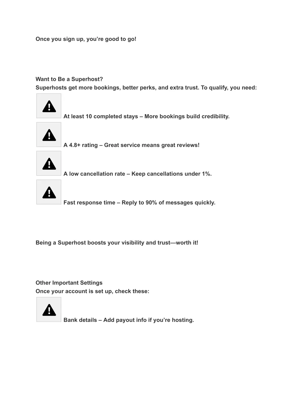 once you sign up you re good to go