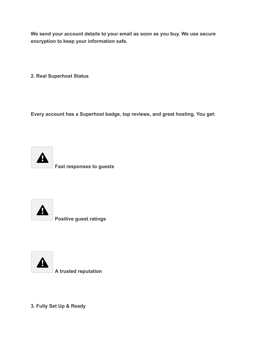 we send your account details to your email