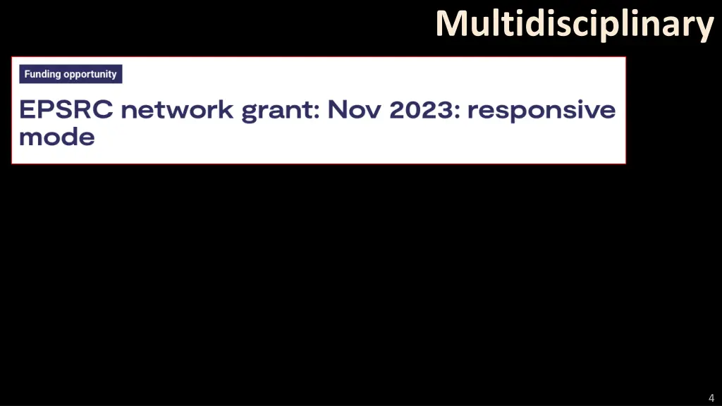 multidisciplinary
