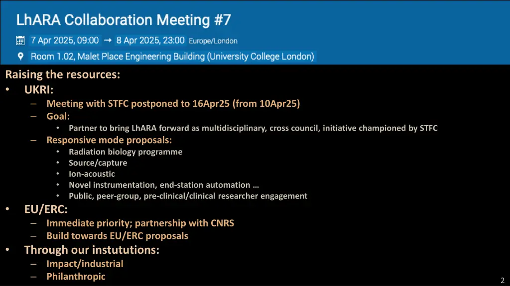 raising the resources ukri meeting with stfc