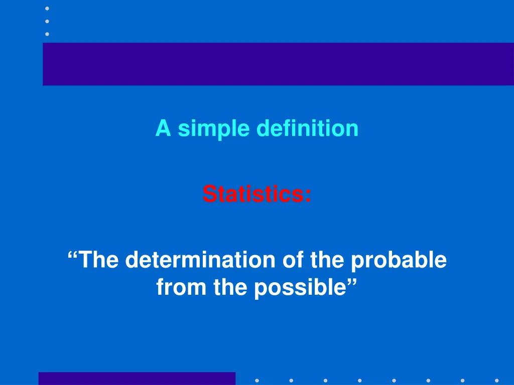 a simple definition
