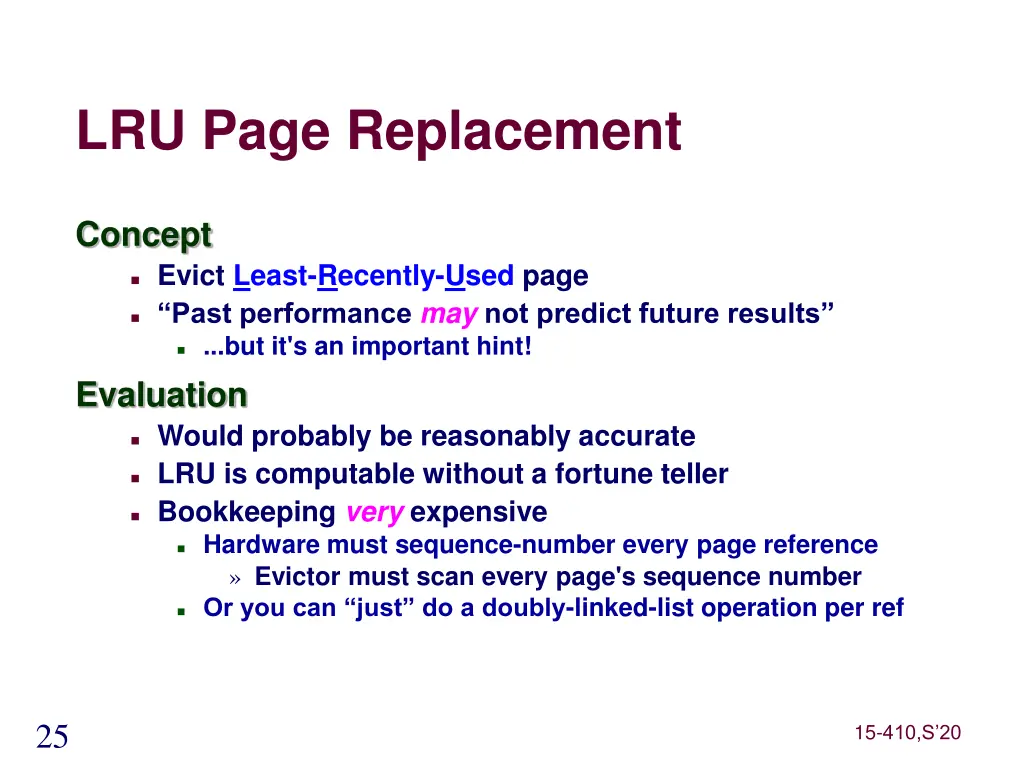 lru page replacement 1