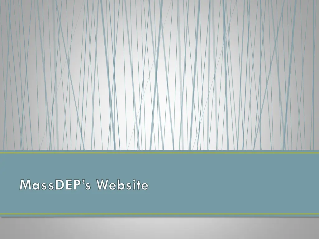 massdep s website