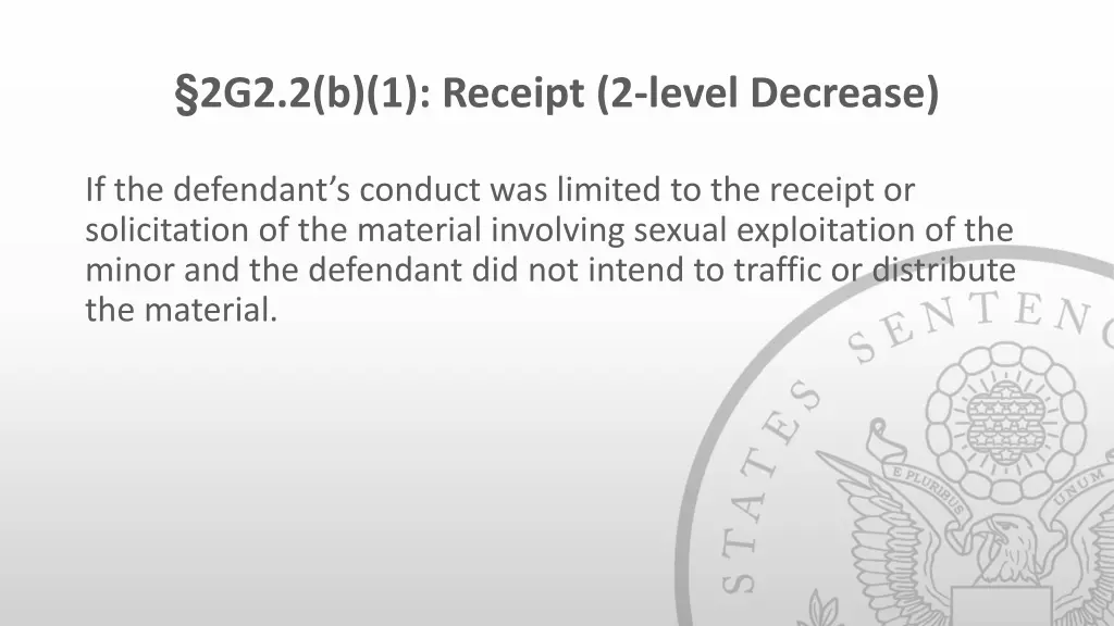 2g2 2 b 1 receipt 2 level decrease