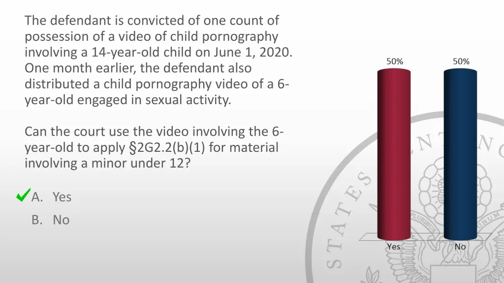 the defendant is convicted of one count