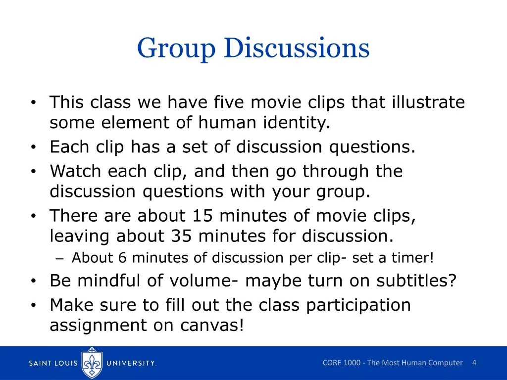 group discussions