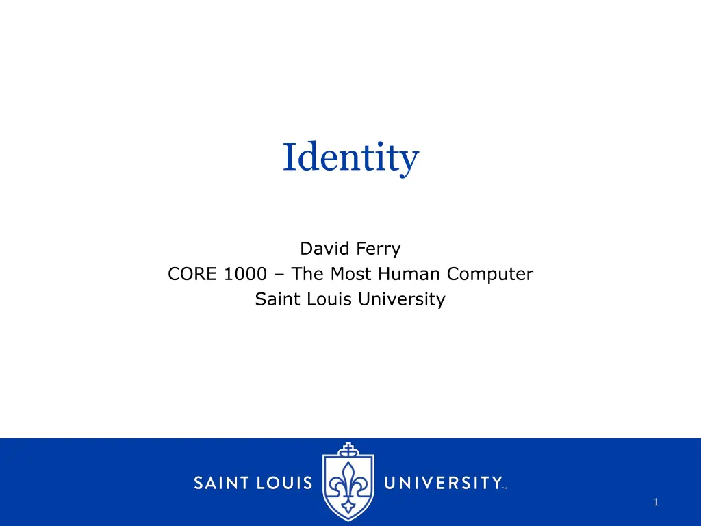 identity