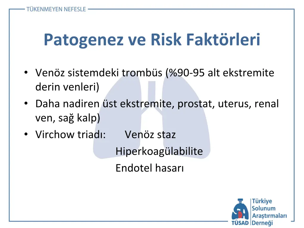 patogenez ve risk fakt rleri
