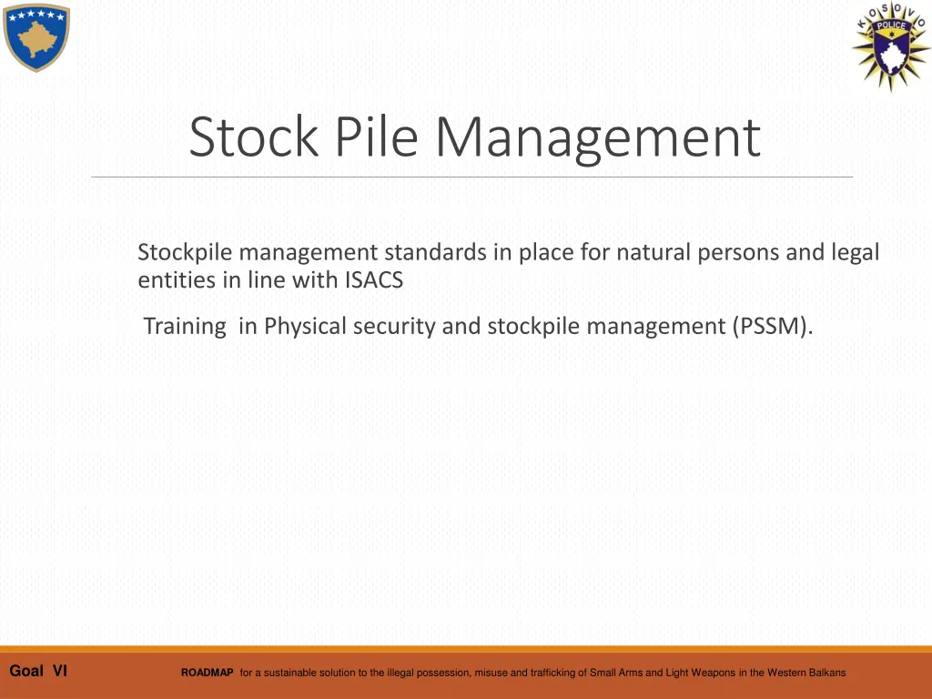 stock pile management