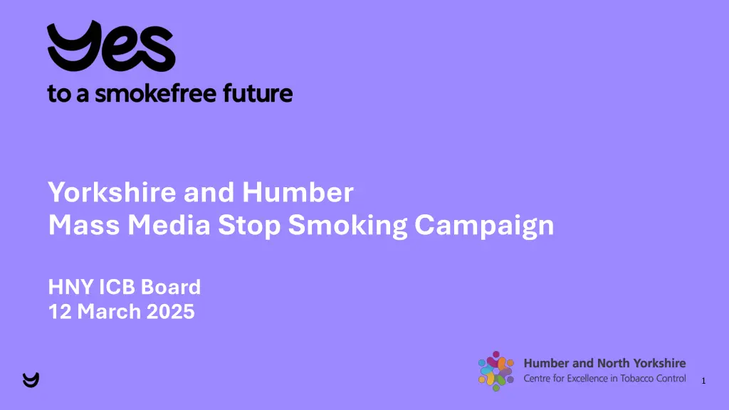 yorkshire and humber mass media stop smoking