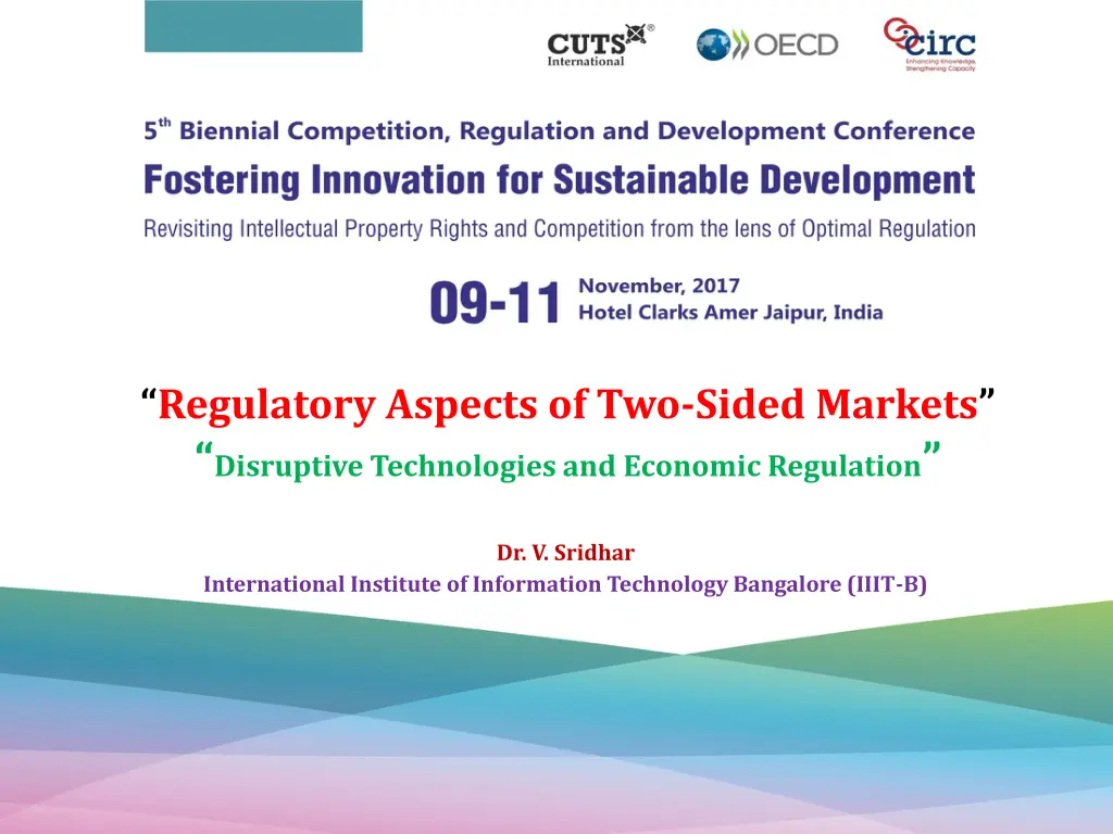 regulatory aspects of two sided markets