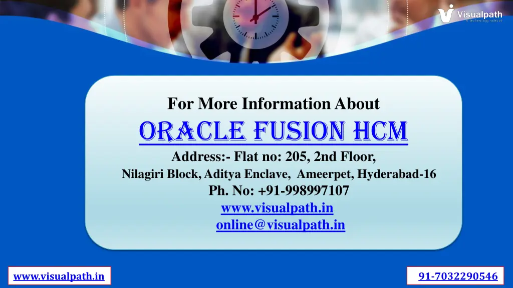 for more information about oracle fusion