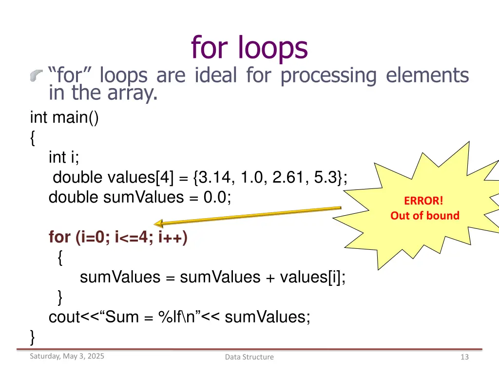 for loops 1