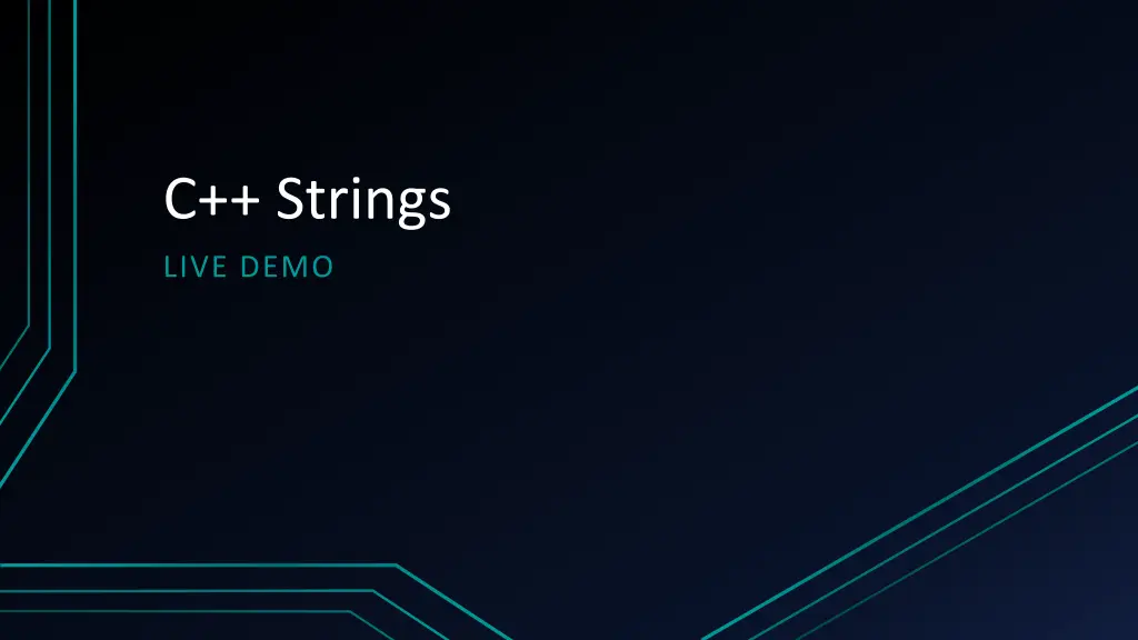 c strings 1