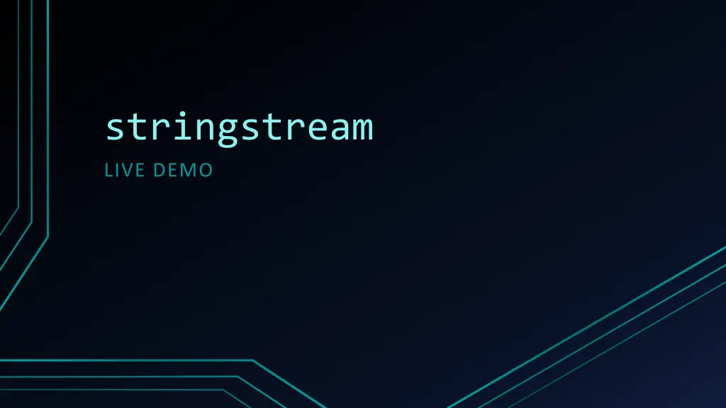 stringstream live demo