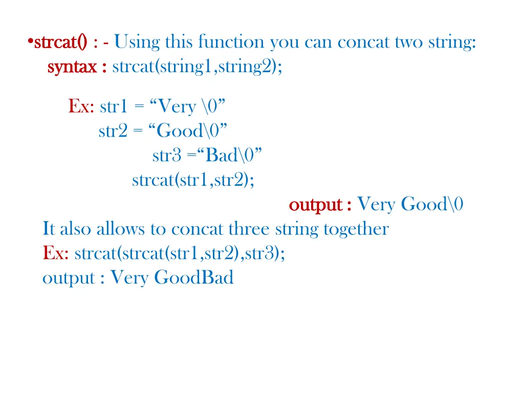 strcat strcat using this function you can concat