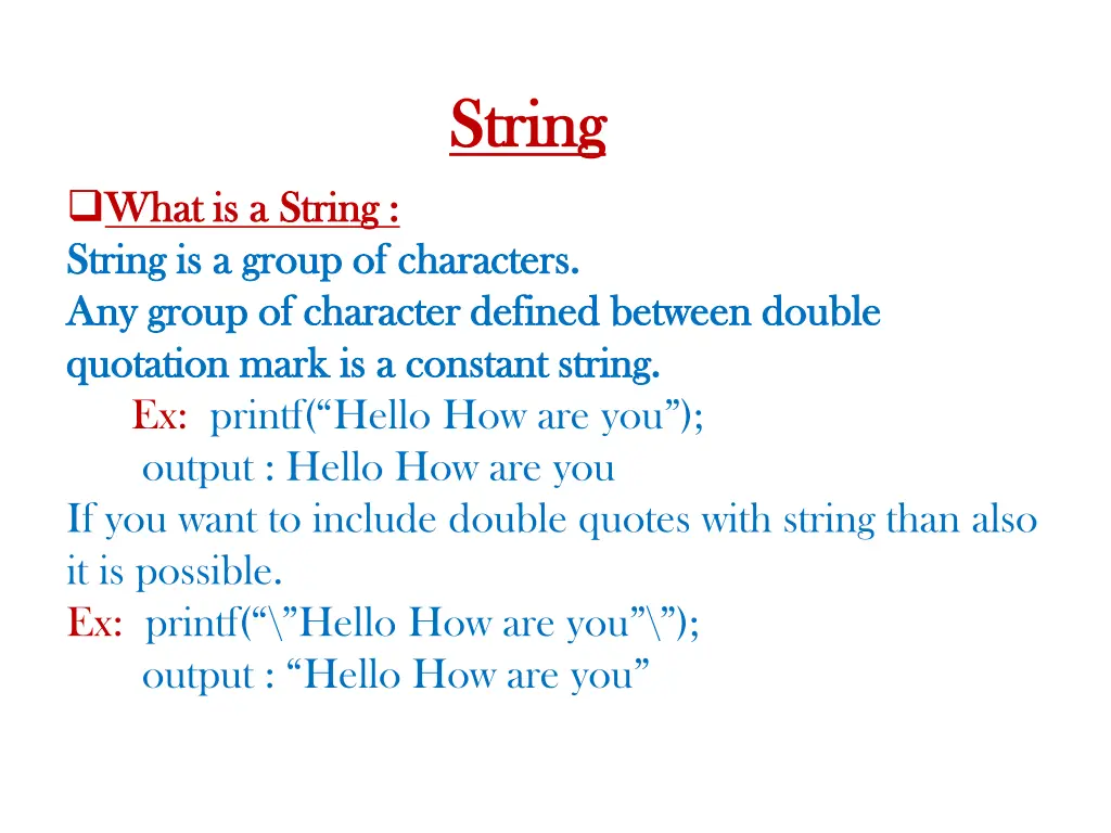 string string