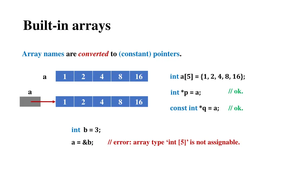 built in arrays 3