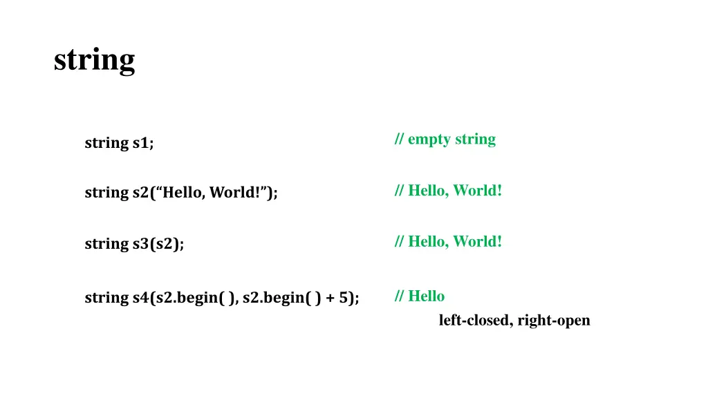 string 1