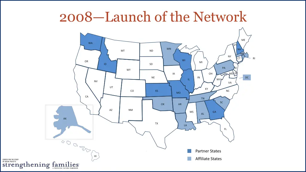 2008 launch of the network