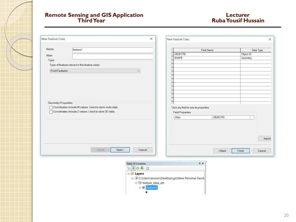 remote sensing and gis application lecturer third 18