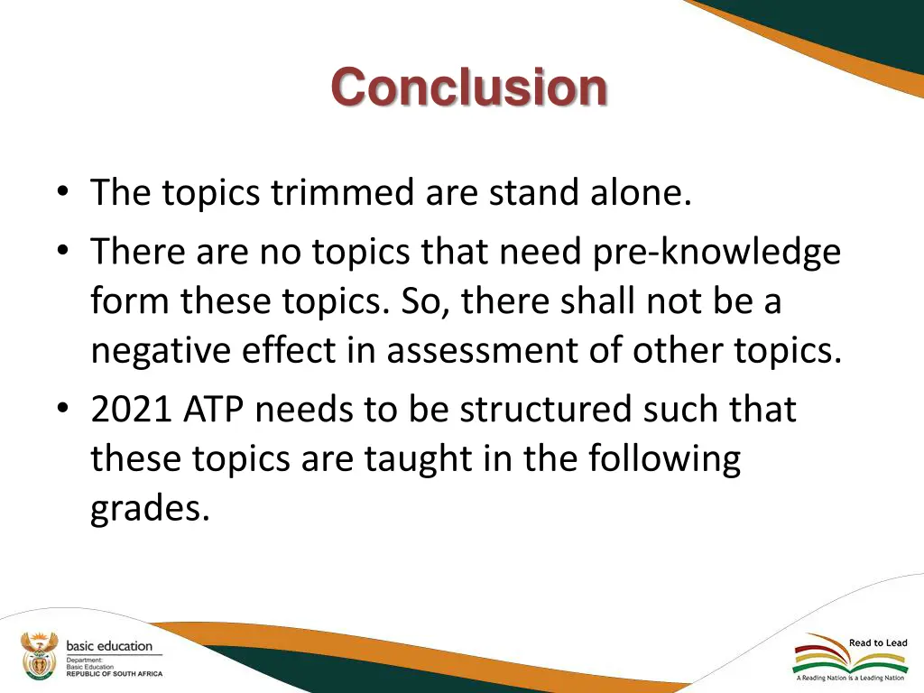 conclusion