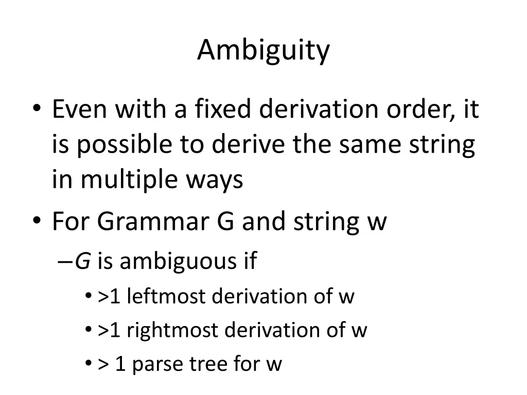 ambiguity