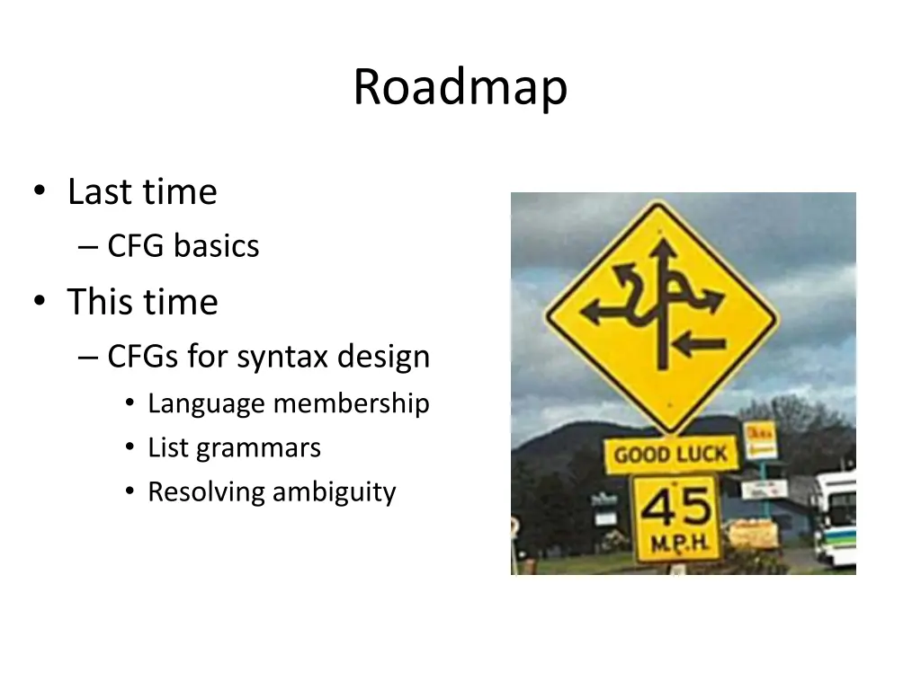 roadmap