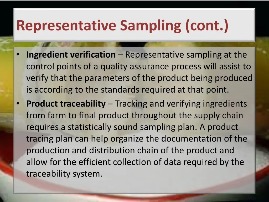 representative sampling cont 3
