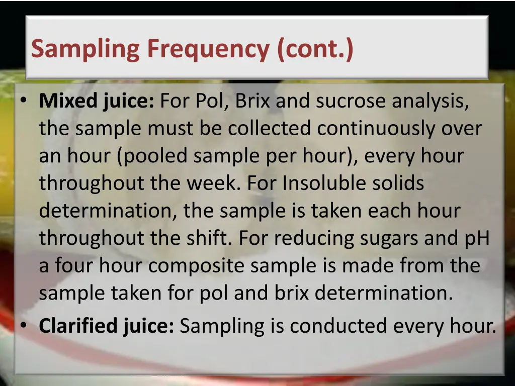 sampling frequency cont