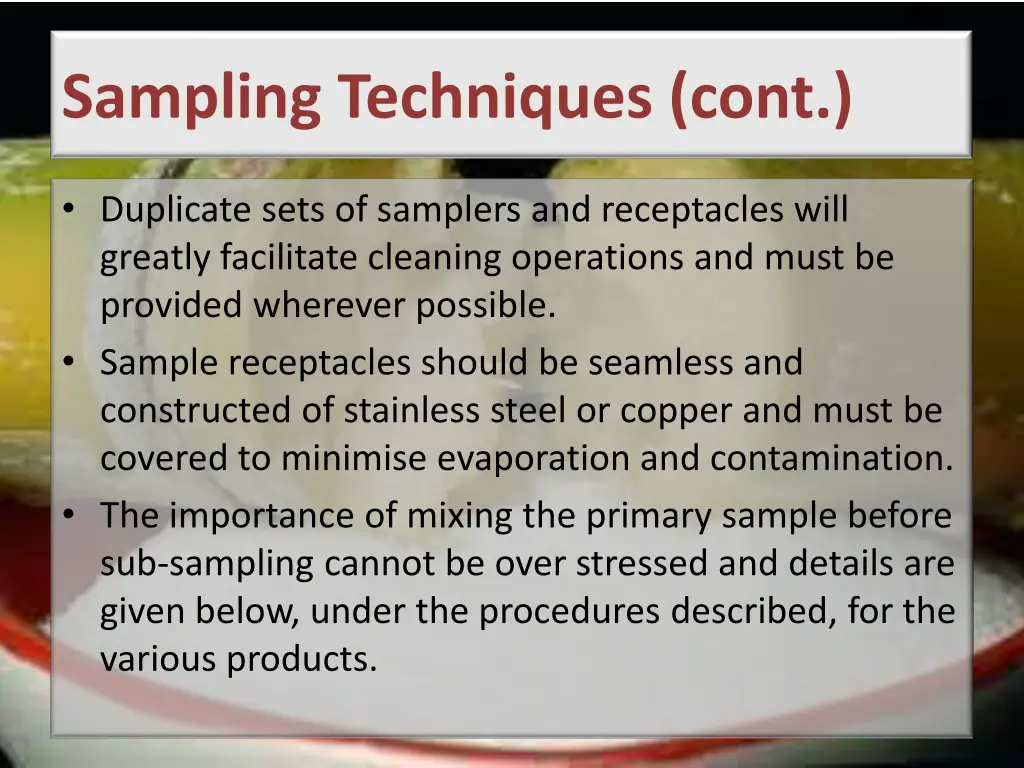 sampling techniques cont 2