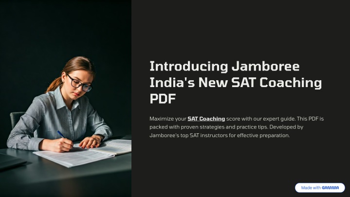 introducing jamboree india s new sat coaching pdf